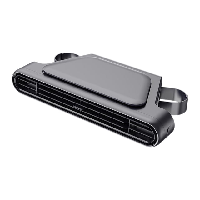 Ventilador para asiento de coche, ventilador de circulación de aire para asientos traseros, ventilador para hombres y mujeres, SUV, RV, ventilador personal Negro