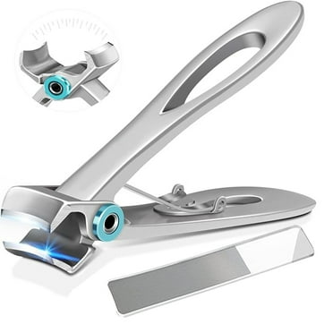 Toenail Clippers for Thick Toenails, Long Handle Wide Jaw Opening Nail Clippers for Adult, Men, Seniors, Extra Large Heavy Duty Toenail Clippers for Fingernail & Ingrown Toenail (2 Piece Set)