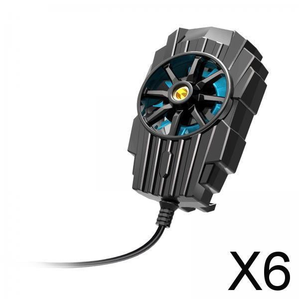 6x Milageto Radiador de Juego de Ventilador de Refrigeración de Teléfono Adecuado para Todo Tipo de Teléfono Móvil 4.7 6 piezas