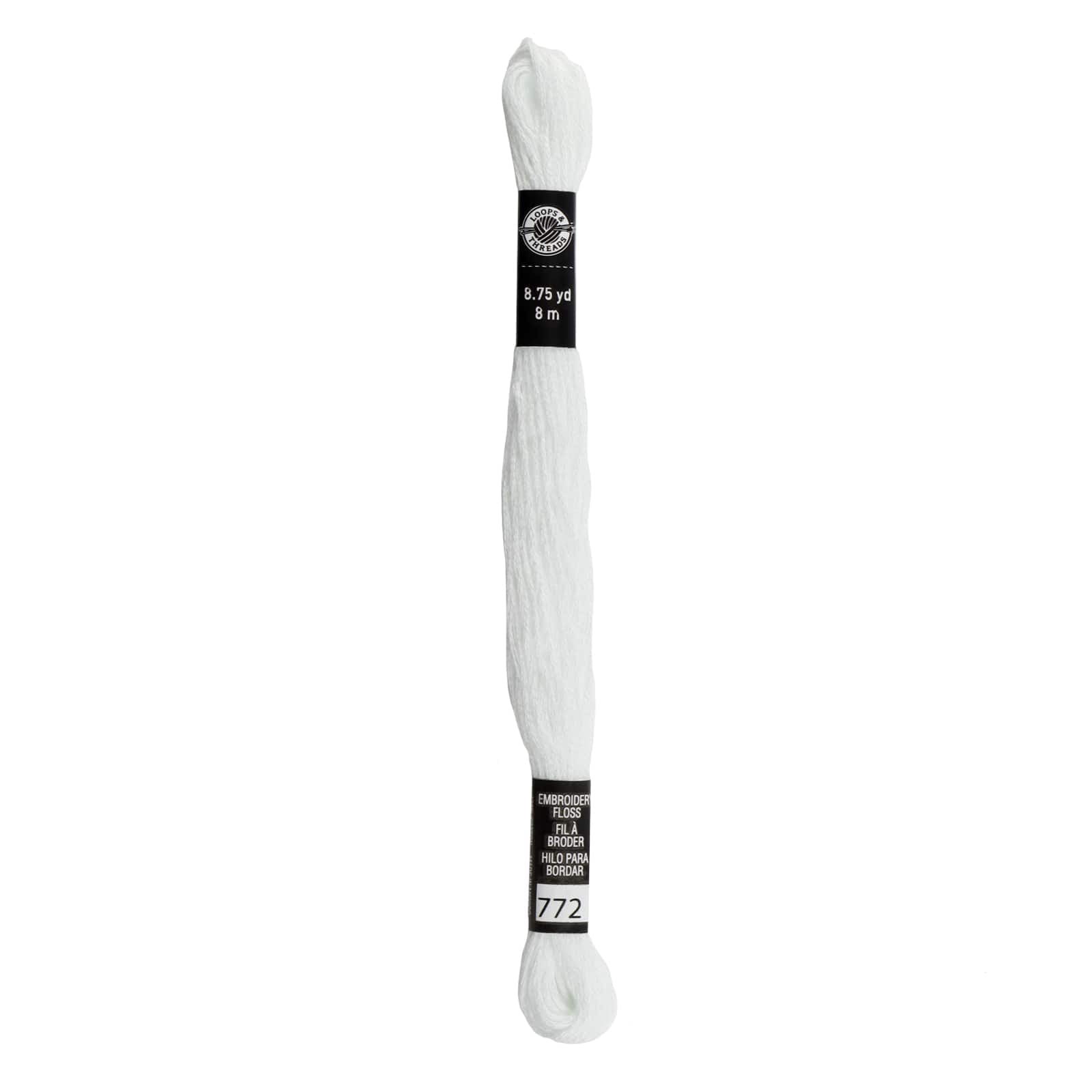 Loops & Threads White Embroidery Floss Pack, 12 Packs: 36 ct. (432 total)
