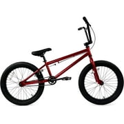 Elite BMX Bicycle 20” Freestyle Bike - Stealth Ideal for Ages 7 to 18 Years Stealth Red