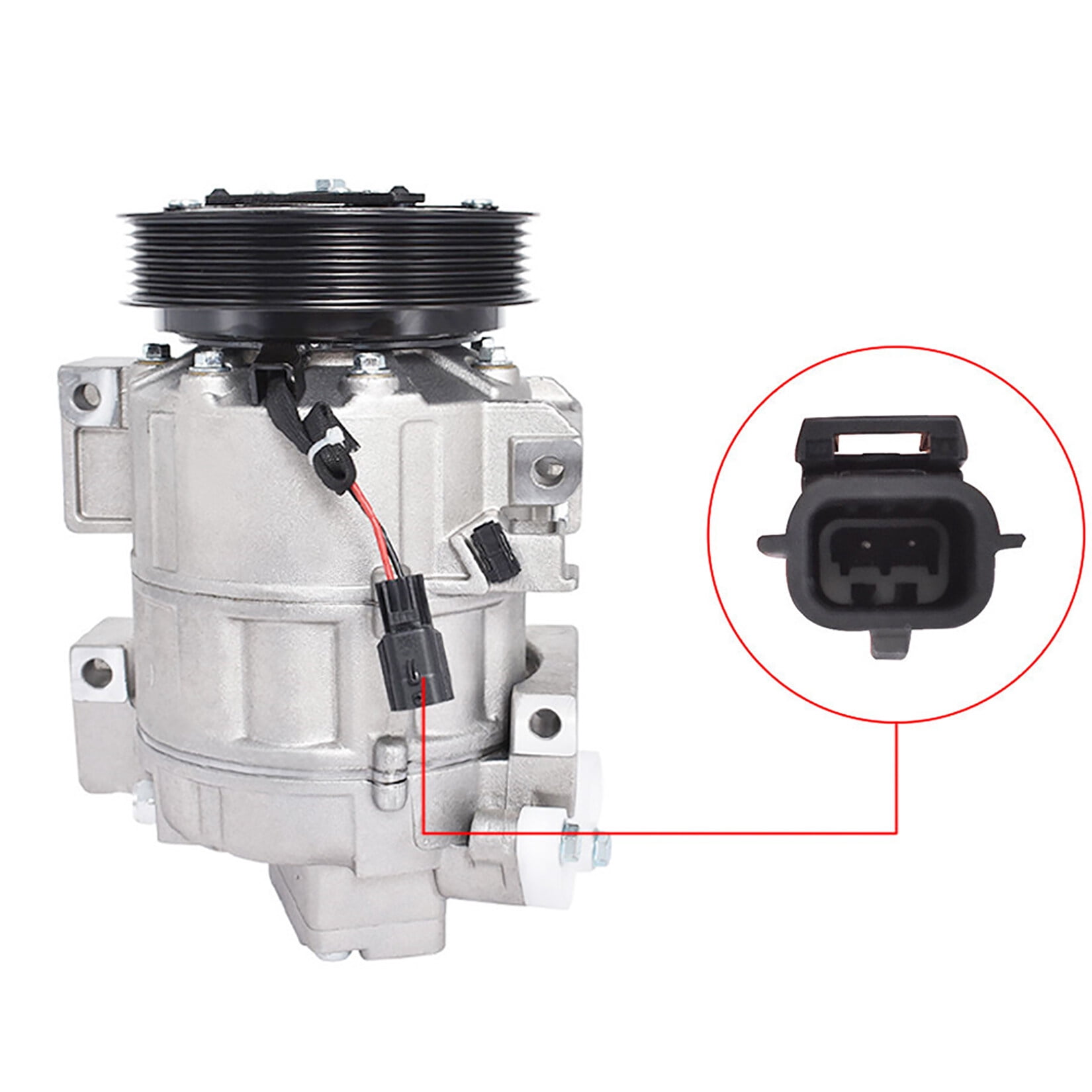 A/C AC Compressor CO 10886C 92600JA00A Replacement for 2007-2012 Nissan Altima, Nissan Sentra 2.5L