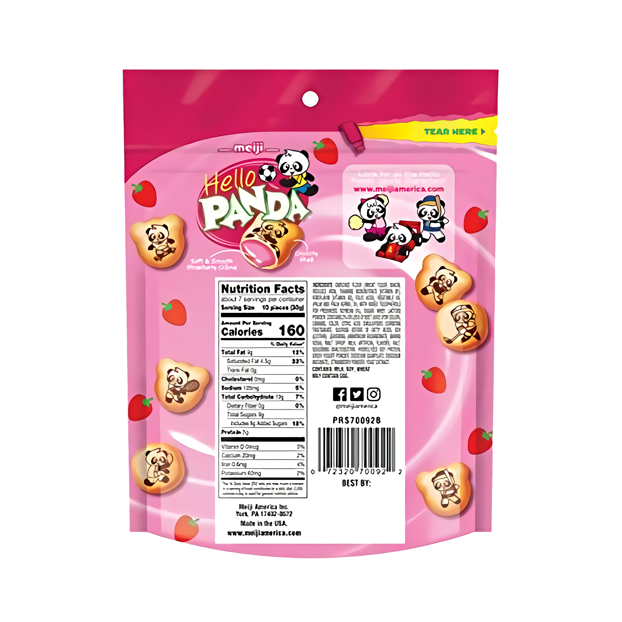 Meiji Hello Panda Cookie