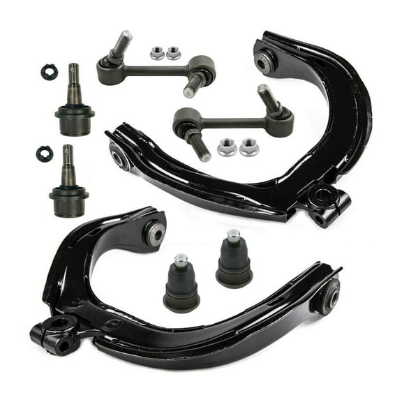 8 Pc New Suspension Kit Upper Control Arm Upper Lower Ball Joints Front Sway Bar End Links Fits select: 2004-2007 CHEVROLET TRAILBLAZER, 2004-2007 GMC ENVOY