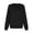 h798_Black, variant on Jovrlynd Black Sweatshirts for Women 2026 V Neck Solid Oversized Long Sleeve Sweatshirt Winter Soft Fleece Pullover Top L