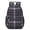 Blue and Green, variant on Blue and Green Checkered Pattern 17" School Backpacks for Teens,Waterproof Oxford Fabric,S-Shape Padded Straps for School,Travel,Hiking,Camping