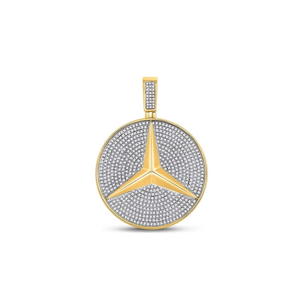 Mercedes benz deals gold pendant