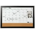 Quartet Home Décor Combination Calendar Board, 23" x 35", Dry