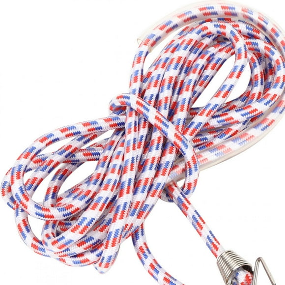 De cuerda para saltar de algodón cuerdas para saltar multijugador treenamiento escolar rojo azul