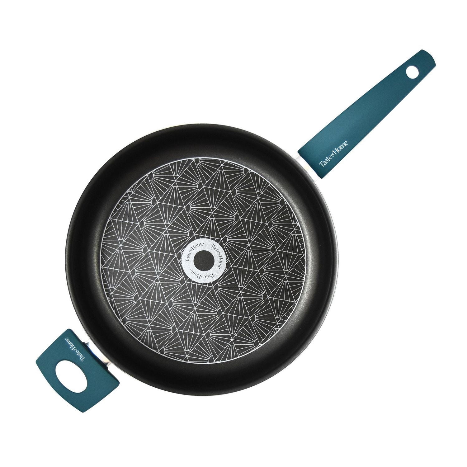 Taste of Home TC137A Nonstick 4 Qt Sauté Pan with Lid