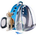 thumbnail image 1 of GHSDFBB Bubble Cat Backpack,Expandable Backpack for Cats,Fit up to15 lbs Cats,Pet Outdoor Backpack (Blue, Front Expan), 1 of 7