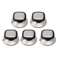 thumbnail image 7 of Uxcell Pot Lid Knob Handle Silicone and Stainless Steel Knobs Black 5Pack, 7 of 7