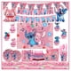 thumbnail image 2 of Decoraciones para fiesta de cumpleaños de Disney Stitch, globos 3D de Lilo y Stitch, vasos de papel rosados, platos, servilletas, suministros, pancartas, vajilla para niños, 2 of 5