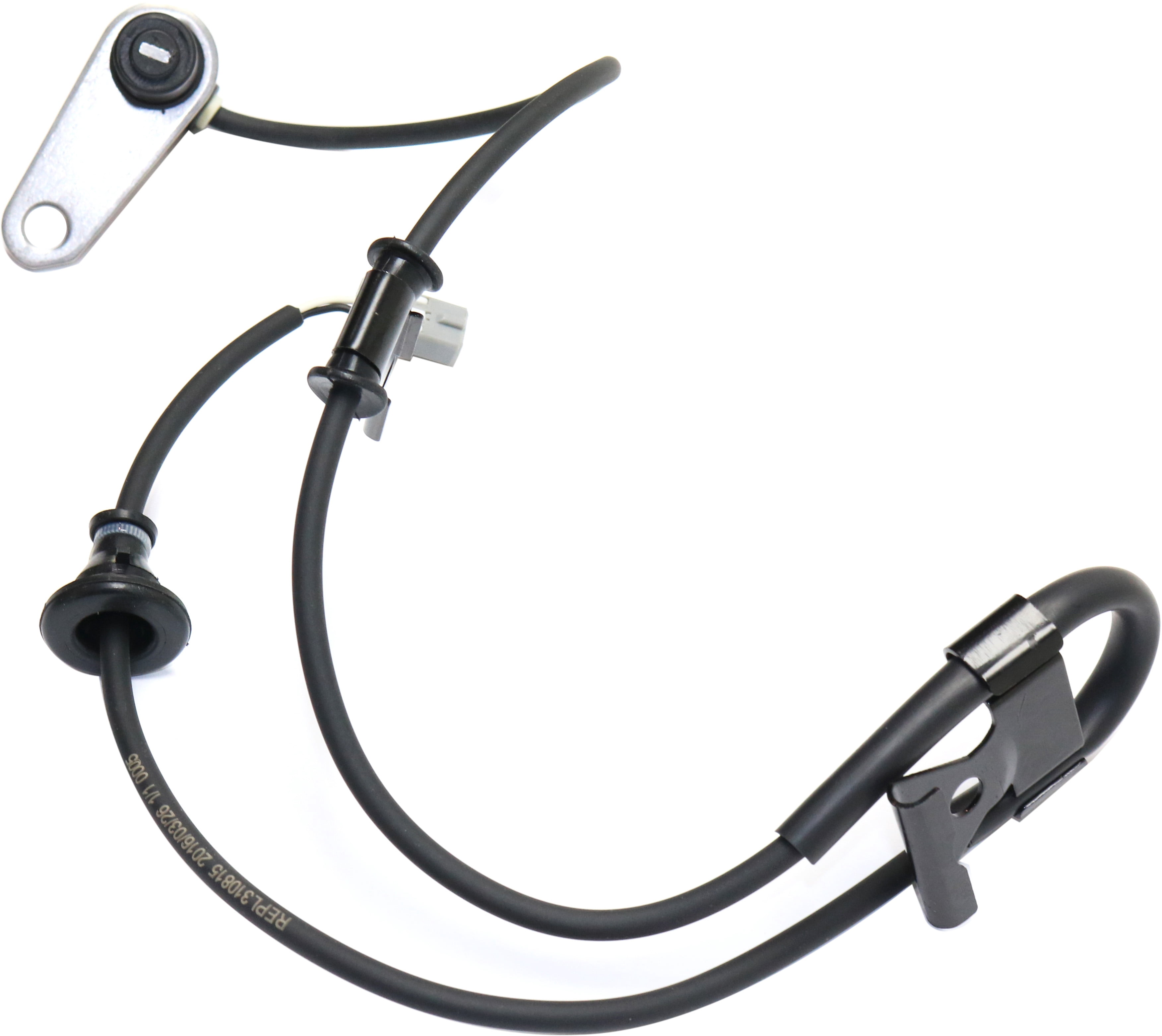 ABS Speed Sensor Compatible with 1999-2003 Lexus RX300 2001-2003 Toyota Highlander Rear, Passenger Side 6 Cyl 3L Male Connector Blade type 2-Prong Terminal