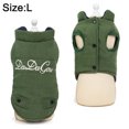 thumbnail image 2 of Pet Fashion Embroidered Cotton Clothes Dog Legs Clothing Pet Autumn Winter Warm Shirt, 2 of 5