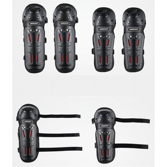 Zyutaosan 4× Motorcycle Knee Elbow Adult Shin Armor Bike Protector Guard Pad Gear Off-road