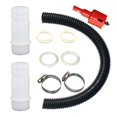 thumbnail image 1 of 100cm Hose 32mm Barb Rain Connection Set Rainwater Hole Opener IBC Tank, 1 of 9