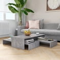 thumbnail image 2 of vidaXL Nesting Coffee Table Set Couch End Side Table Furniture Multi Colors, 2 of 5