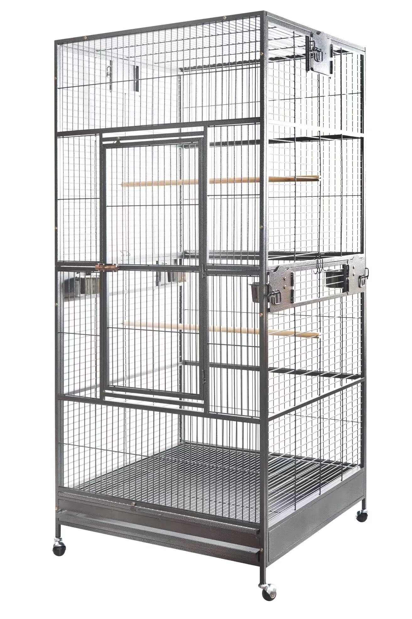 Seny XXL Large Bird Flight Cage Parrot Aviary H80xW35.5xD35.5