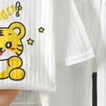 thumbnail image 3 of mgoYE Girls Summer Pajamas Shorts Set Boy Outfit Long Fall Winter Sleeve Letters Printed Shirt Pant Sets 2PC(White,6-12 Months), 3 of 3