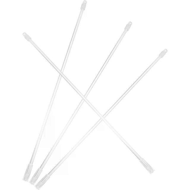 4 Ensembles de Baguettes de Remplacement pour Store avec Poignée Crochet Accessoires de Rideau en Plastique pour Décoration Intérieure