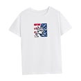 thumbnail image 4 of Camiseta para mujer verano suave cuello redondo camiseta para viaje vacaciones trabajo calle camping, 4 of 7