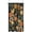 Black and Orange Boho, variant on Stall Shower Curtain 36" x 72" Inches Small Shower Curtain Rustic Shower Curtain Hooks Country Farmhouse Shower Curtain Wooden Vintage Farm for Bathroom