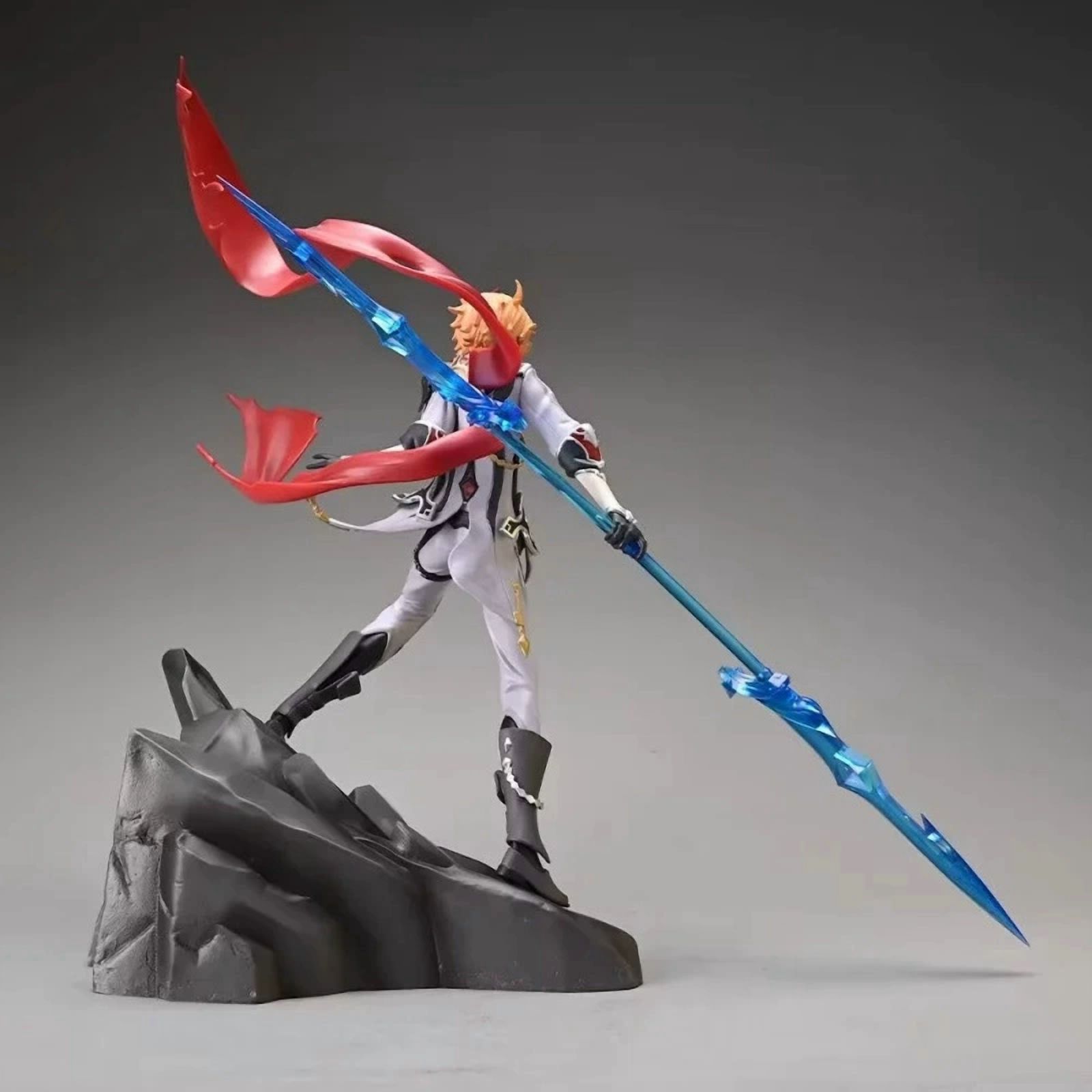 G-I Childe Tartaglia 1/7 Figure PVC 13.8IN Anime Game Snezhnaya Fatui Harbinger Character Desktop Ornaments Gift