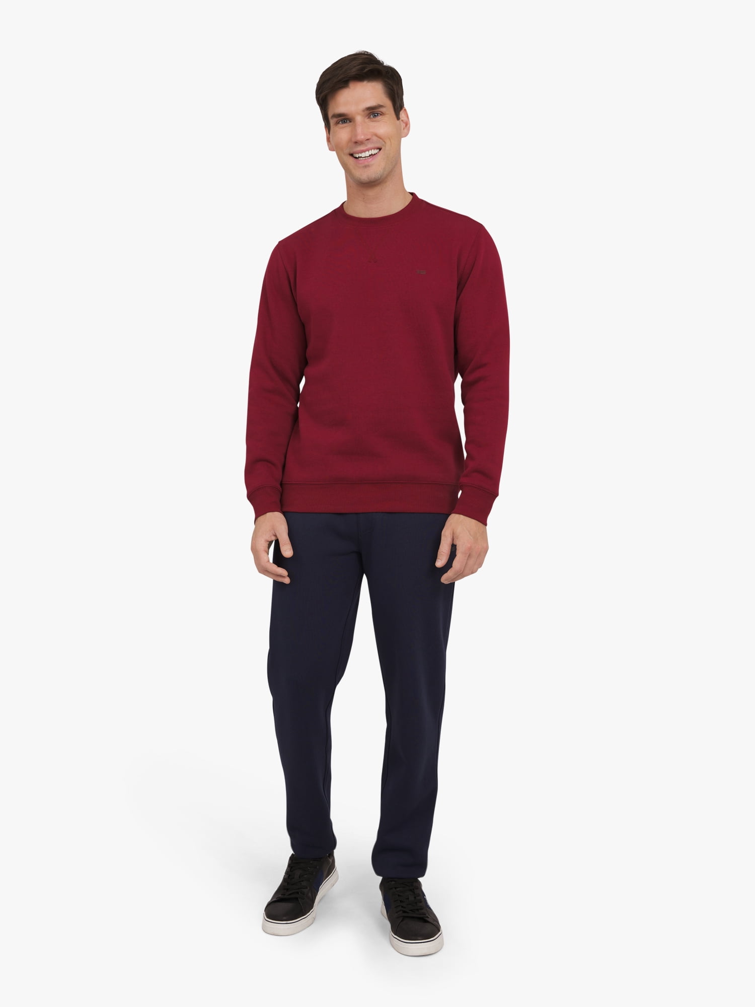 Chaps Men's & Big Men's Everyday Fleece Crewneck Sweatshirt, Sizes S-2XL