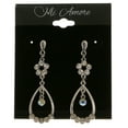 thumbnail image 2 of Silver-Tone Tear Drop Shaped Dangle Earrings For Women 10E3994A, 2 of 2