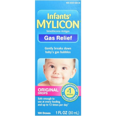 Mylicon Infant Drops Anti-Gas Relief  Original Formula 1 oz (Pack of 3)