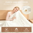 thumbnail image 3 of GARVEE Electric Heated Blanket Twin Size 62" x 84" with 10 Heating Levels & 10 Time Settings,Machine Washable,Off White, 3 of 9