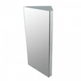 thumbnail image 7 of Corner Wall Mount Medicine Cabinet with Stainless Steel Bathroom Storage 23.6" Renovator's Supply, 7 of 7