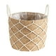 thumbnail image 2 of Soporte para macetas de suelo, soporte para flores, cesta tejida redonda decorativa, soporte para macetas L, 2 of 8
