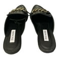thumbnail image 3 of Steve Madden Women's Chain Hardware Slip-On Leather Mule Style Shoe (Black, 8), 3 of 5