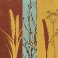 thumbnail image 3 of Grey, Jace 12x12 Black Modern Framed Museum Art Print Titled - Floral Stripes 3, 3 of 5
