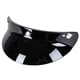 thumbnail image 1 of 3-Snap Helmet Bubble Visor Lens for 3/4 Retro Open Face Motorcycle Helmet, 1 of 5
