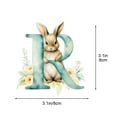 thumbnail image 4 of Goattoy Easter Letter Bunny Pendants, Easter Decorations Indoor for Home,Office,Bedroom,Cute Easter Bunny Party Supplies,Clearance Sales,Ideal Gifts for Kids,Girls,Friends, 4 of 5