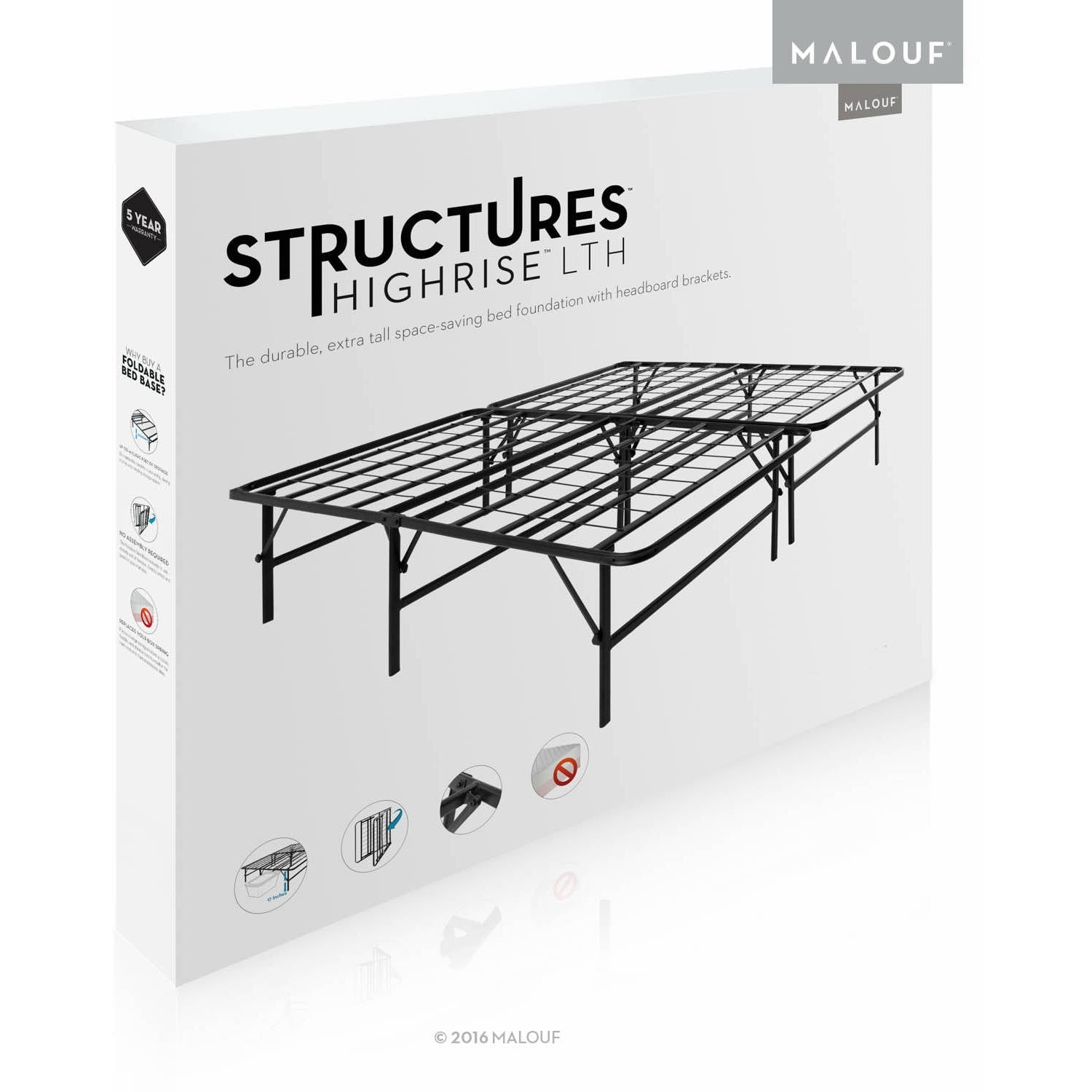 Structures Highrise Foldable Bed Frame And Mattress Foundation Structures Highrise Foldable Bed Frame And Mattress Foundation Com