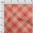 thumbnail image 2 of oneOone Cotton Cambric Red Fabric Check Craft Projects Decor Fabric Printed By The Yard 42 Inch Wide, 2 of 5
