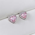 thumbnail image 5 of Aretes de circonita cúbica, aretes de circonita cúbica, oro blanco, 10 mm Sailing Electrónica, 5 of 5