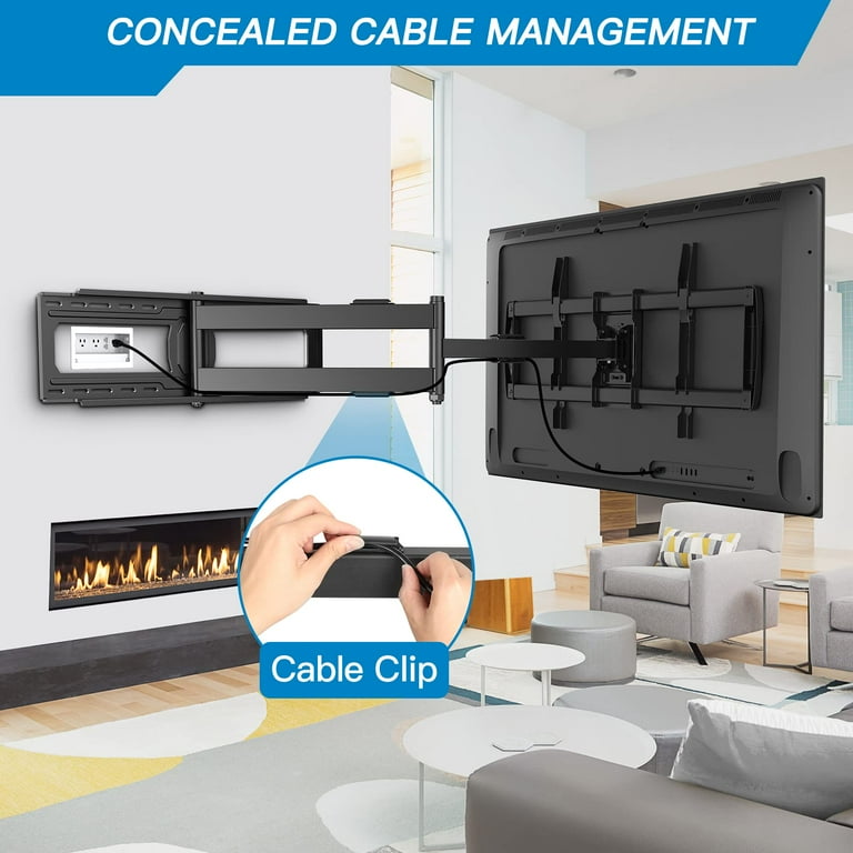 HOME VISION Long Reach TV Wall Bracket For 17-42 Inch Flat/Curved