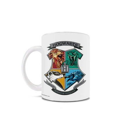 Harry Potter (Hogwarts Crest) 11 oz White Ceramic Mug