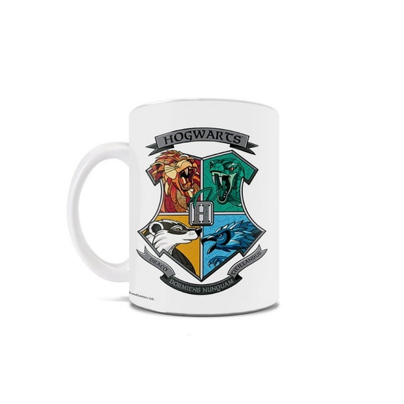 Harry Potter (Hogwarts Crest) 11 oz White Ceramic Mug