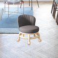 thumbnail image 1 of Taburete bajo con ruedas, taburete giratorio de 360 grados, taburete con ruedas, silla giratoria, taburete para lavandería, , ejercicios de Gris oscuro Soledad Asiento bajo con ruedas, 1 of 10