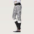 thumbnail image 3 of Pantalones estampados de Navidad Gibobby personalizados para mujer mallas ajustadas Silver XL, 3 of 5
