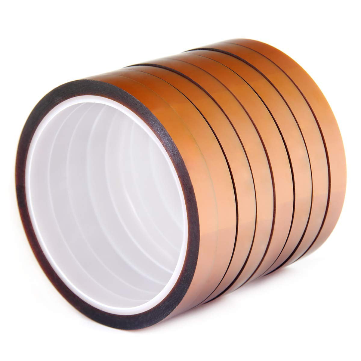 5 Rolls 10mm X 30m 100ft Tape High Temperature Heat Sublimation and Heat Press 