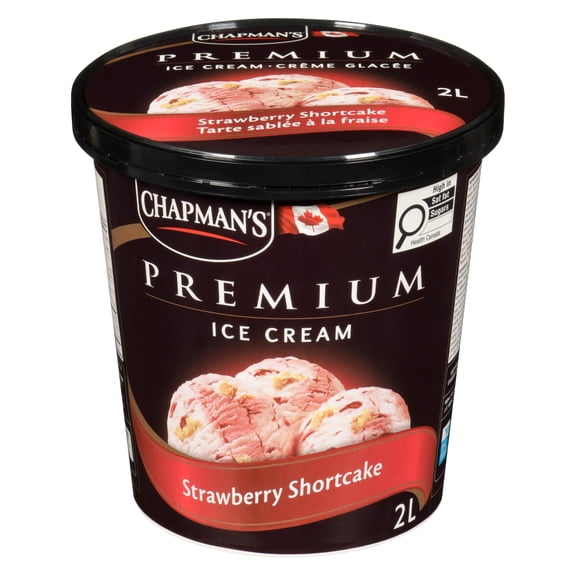 Chapman's Premium Strawberry Shortcake Ice Cream 2L