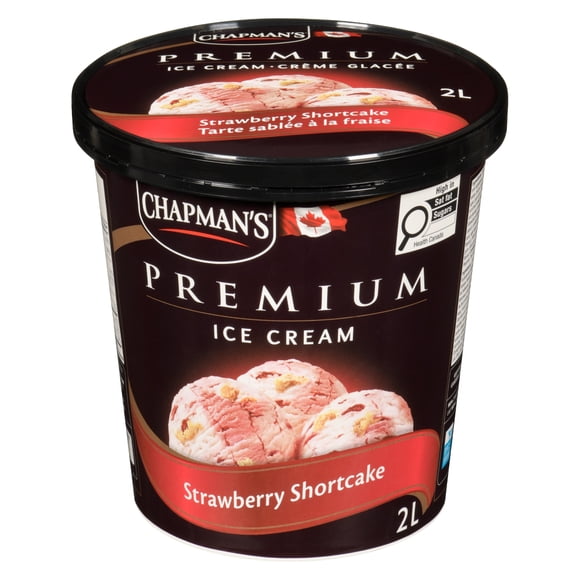 Chapman's Premium Strawberry Shortcake Ice Cream, 2L