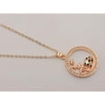 thumbnail image 3 of Panda trendy necklace- Handmade necklace Rose Gold Tone, 3 of 5